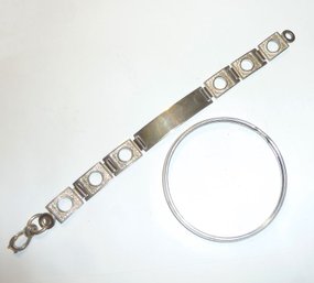 Sterling Bracelets 35.7grams PAIR