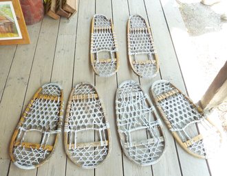Vintage 3 Sets Snow Shoes, Bear Claws