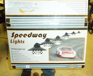 Speedway Racing Patio Lites ,CHECKERED FLAG