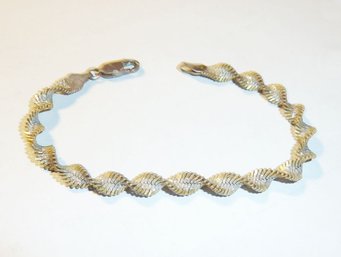 Vintage Spiral Bracelet Mkd 925 Italy