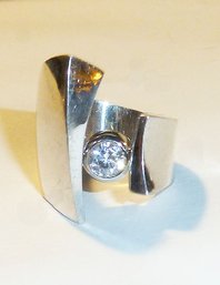 Unique Sculptured Ring Mkd STER