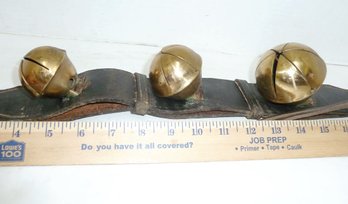 Vintage Sleigh Bell Strap BIG BELLS