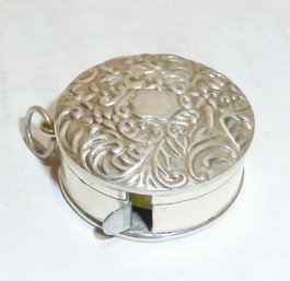 Sterling Silver Tape Measures Marked 925