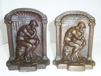 Vintage Bookends, Thinking Man