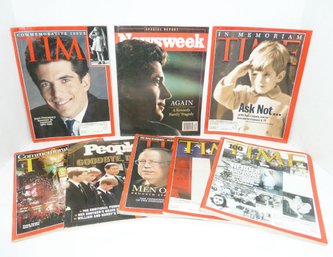 Vintage 1999 Era TIME  Magazines LOT 8