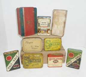 Vintage Tobacco Tins LOT