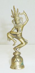 Vintage Thai Dancer Bronze Bell
