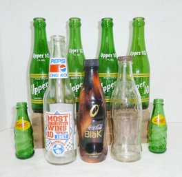Vintage Glass Soda, Tonic Bottle LOT