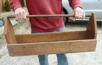 Vintage Wood Tool Carrier