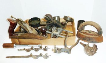 Vintage Tool LOT, Wood Planes ETC