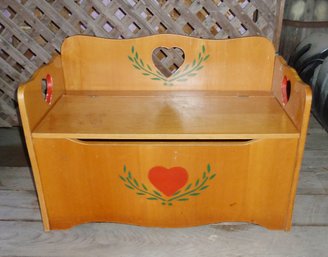 Wood Bench, Toy Box Or Storage Chest