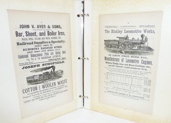 Vintage Railroad, Train Advertisements
