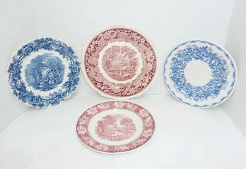 Vintage Transfer Plates LOT Of 4