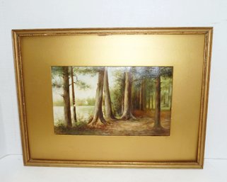 Vintage Oil Painting, Trees