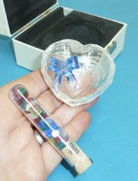 Swarovski Crystal Sweetheart Jewel Box, Vial Of Crystals