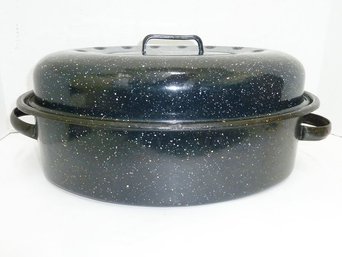 Graniteware Enamel Roasting Pan