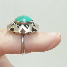 Vintage Silver Turquoise Ring