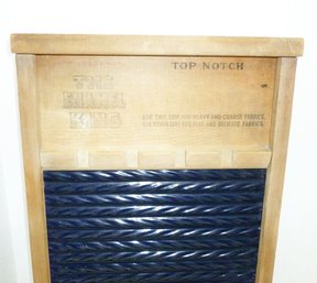 Antique Blue Enamel Washboard