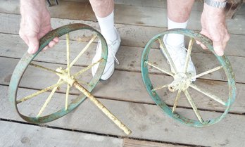 Vintage Iron Wheels, 2 Sizes