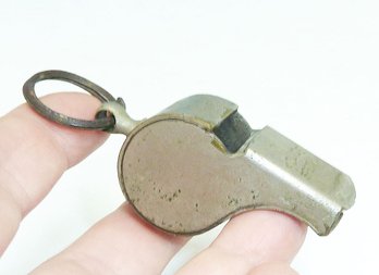 Vintage Metal Whistle, Police Special