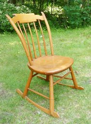 Thumb Back Chair Signed J P WILDER