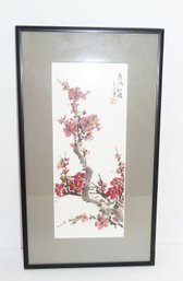 Asian Woodblock Print Framed