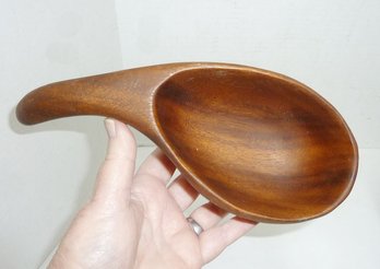 Carved Wooden Bowl Server