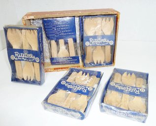 Vintage Wood Forks In Packages