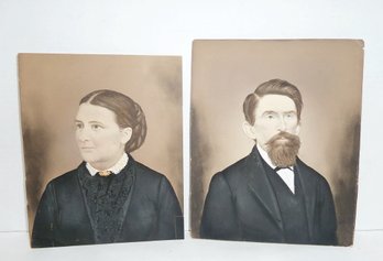 Hand Painted Portraits, Matching Frames