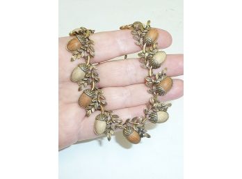 Vintage CORO Acorn Necklace