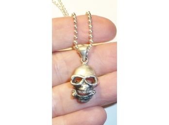 Skelton 925 Pend Necklace
