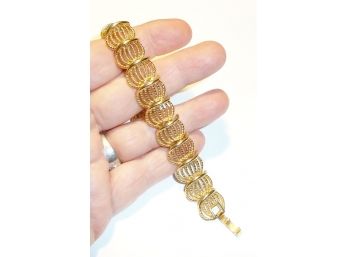Gold Costume Bracelet Expensive Look