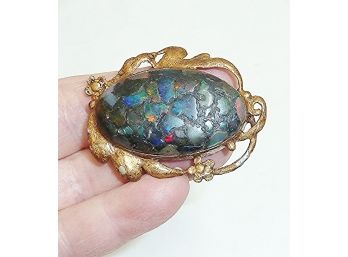 Black Opal Vintage Pin