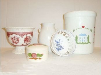 Decorative Bowls, Vase, Jar