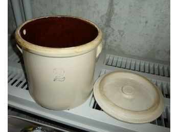 Stoneware Crock Wcover