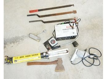 Battery Charger PLUS Tools LOT