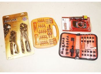 Assorted Tools In Cases