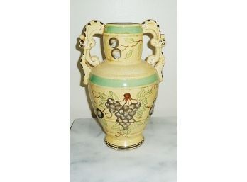 Large Glazed Italian Vase