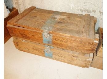 Military Rocket Wood Boxes