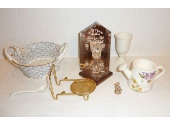 Lot Glass, Pottery Items, Wade