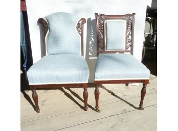 Antique PAIR Side Chairs