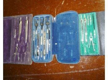 Vintage Drafting Compass LOT