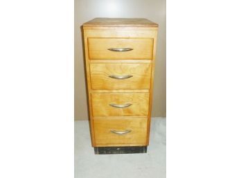 Maple 4 Drawer Cabinet