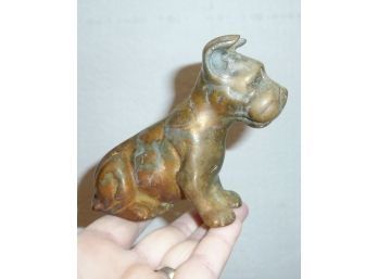 Bronze Dog Figure