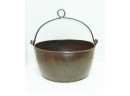 Copper Pot With Iron Bale Handle