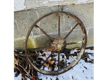 Rusty Metal Wheel