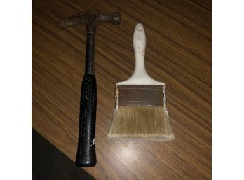 Hammer And 4' Paintbrush