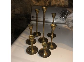 Brass Tone Candlesticks