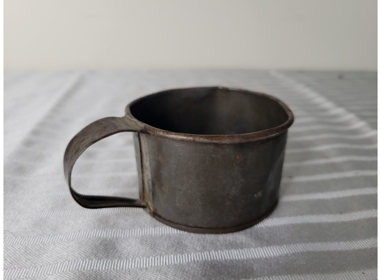 Vintage Tin Cup (Living Room)