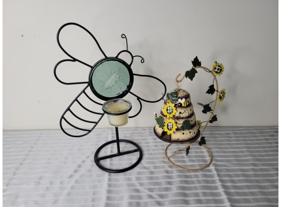 Set Of 2 Bee Decorations (Living Room)